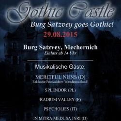 04/09/2015 : MERCIFUL NUNS- AEON SABLE - Benelux Lodge @ Satzvey Gothic Castle Festival 29-08-2015