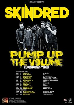 11/10/2015 : SKINDRED - We wanted to sound naturally with much riffs and that's how we prefer to play live too