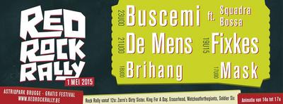 NEWS 1 mei Red Rock Rally: Buscemi, De Mens, Fixxkes, Brihang en Mask