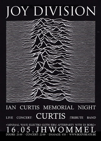 JOY DIVISION / IAN CURTIS MEMORIAL NIGHT WITH CURTIS, Jh Wommel, Fort 2 Straat, Wommelgem