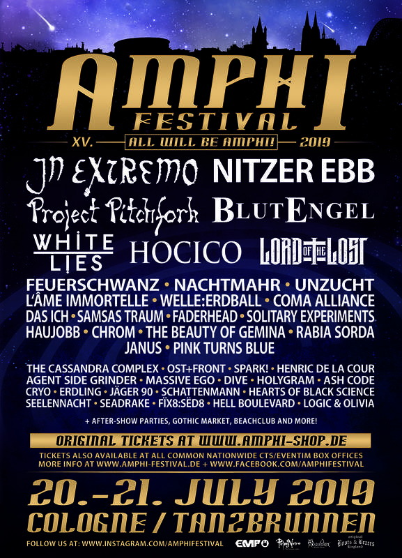 AMPHI FESTIVAL XV, Amphi Eventpark / Tanzbrunnen