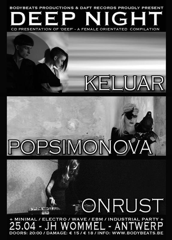 DEEP NIGHT I FEAT. KELUAR + POPSIMONOVA + ONRUST, Jh Wommel, Fort 2 Straat, Wommelgem