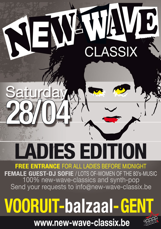 NEW-WAVE-CLASSIX PARTY (SPECIAL LADIES EDITION), Vooruit, Gent