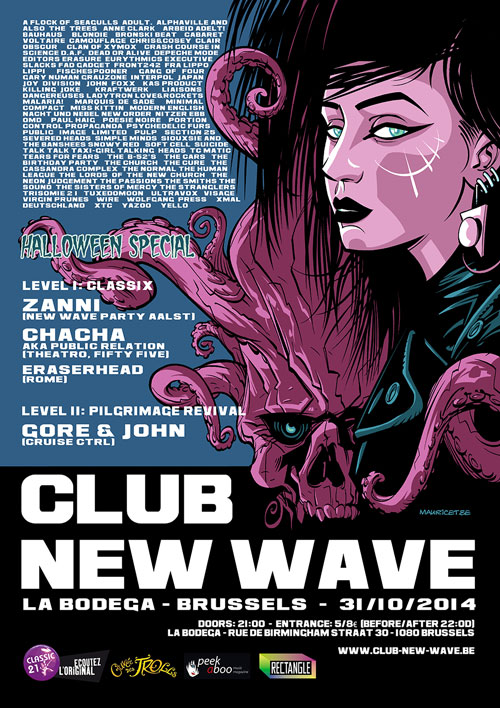 CLUB NEW WAVE - EPISODE 12 - HALLOWEEN SPECIAL, La Bodega, Brussels