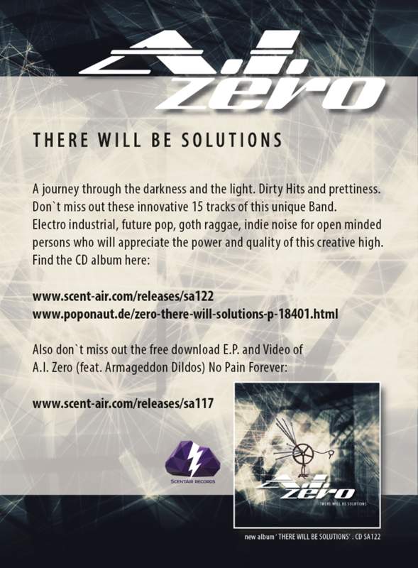 A.I. ZERO - THERE WILL BE SOLUTIONS - OUT NOW!