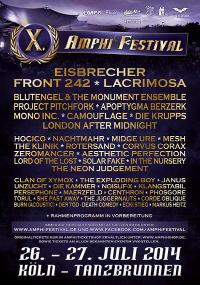 NEWS Amphi Festival confirms their final artist: MIDGE URE (THE VOICE OF ULTRAVOX) NEWS Amphi Festival confirms their final artist: MIDGE URE (THE VOICE OF ULTRAVOX)