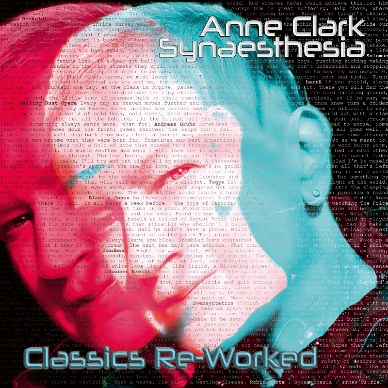 NEWS Anne Clark announces new album 'Synaesthesia - Anne Clark Classics Re-Worked'