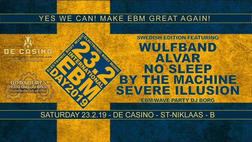 NEWS BodyBeats announces complete and 100% Swedish line-up for International EBM day! NEWS BodyBeats announces complete and 100% Swedish line-up for International EBM day!