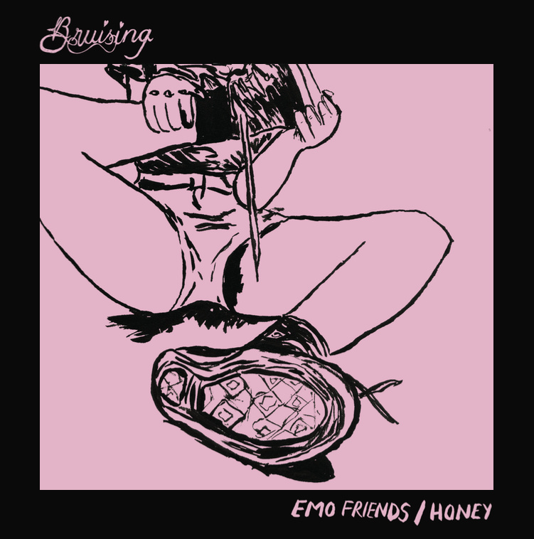 02/12/2015 : BRUISING - Emo Friends/Honey (Single)
