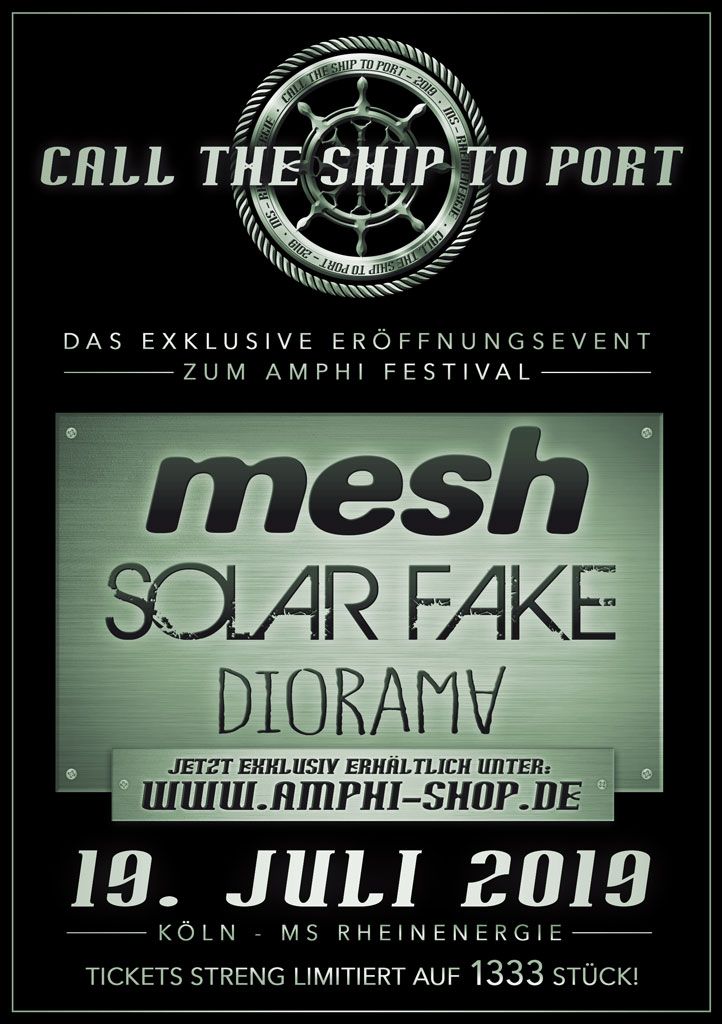 NEWS CALL THE SHIP TO PORT with MESH, SOLAR FAKE & DIORAMA