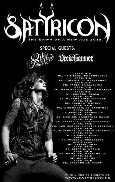 NEWS Catch SATYRICON live on tour!