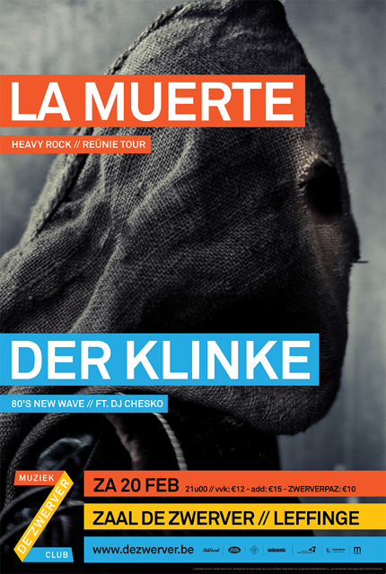 NEWS CONCERTTIP : DER KLINKE + LA MUERTE (BELGIUM)