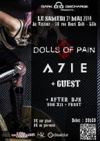 02/06/2014 : DOLLS OF PAIN - Dolls of Pain + A7IE @ Le Viziteur (Lille, France)