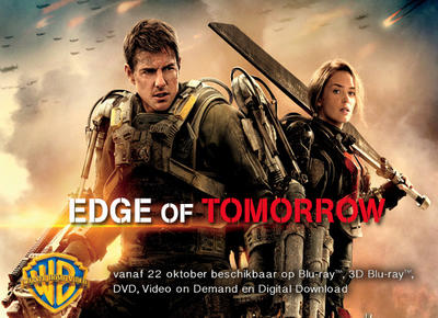 NEWS Edge of Tomorrow out on DVD and Blu-ray in October (Warner Benelux)