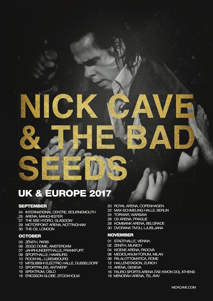 NEWS European tour by Nick Cave & The Bad Seeds
