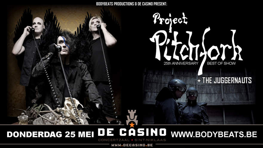 NEWS Tomorrow! May 25th, Exclusive Belgian 'Best Of' Clubshow by Project Pitchfork @ De Casino - St Niklaas