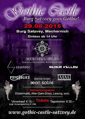 NEWS Gothic Castle Satzvey on 29.08.2015 (Germany)