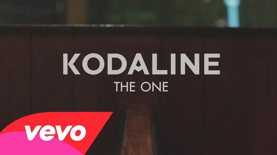 10/03/2015 : KODALINE - The One