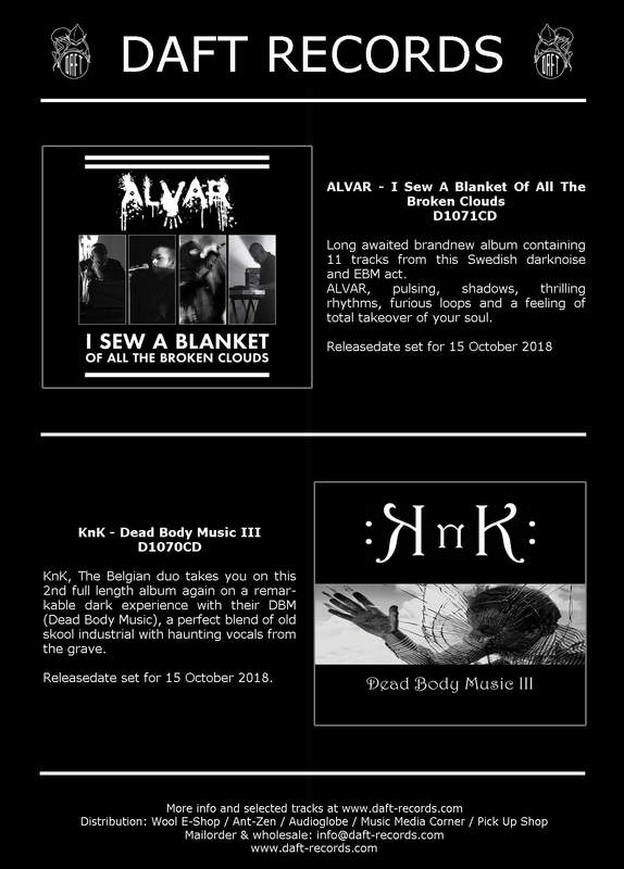 New Daft Records Releases - New albums by ALVAR + Knk