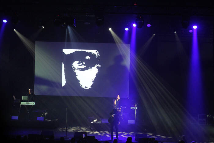 photoshoot NITZER EBB JOIN THE FORCES TOUR 23 Turbinenhalle Oberhausen