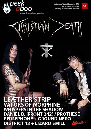 NEWS Peek-a-Boo Magazine #30 out now with temporary free download of the song 'Peek-a-Boo' by Christian Death!!