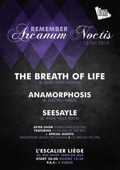 NEWS 'Remember Arcanum Noctis', featuring THE BREATH OF LIFE and more