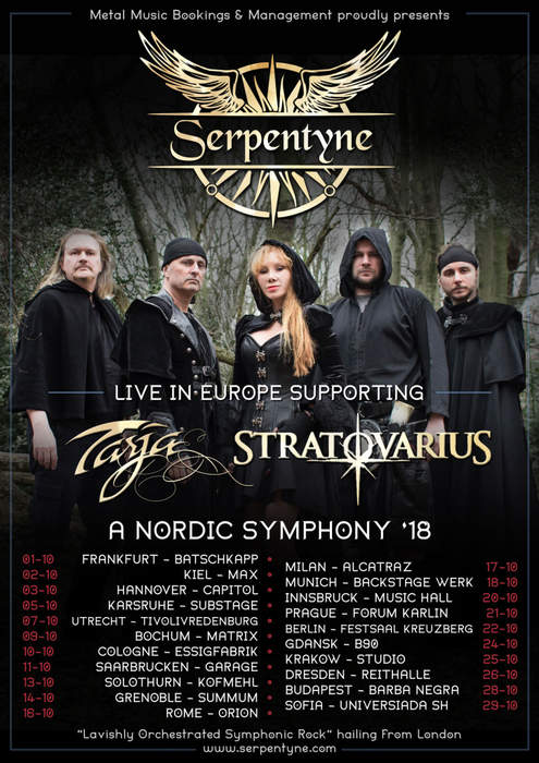 30/10/2018 : SERPENTYNE - European Tour 2018