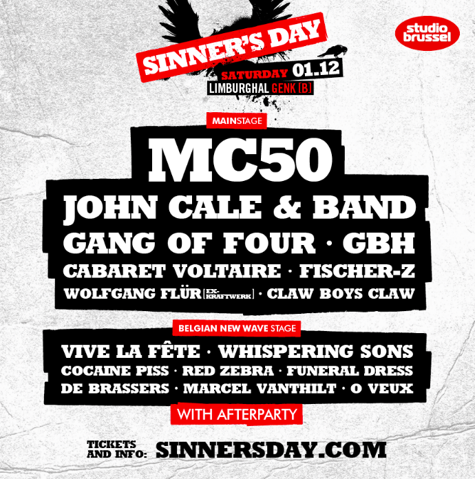 NEWS Sinner's Day 2018 announces full line-up!