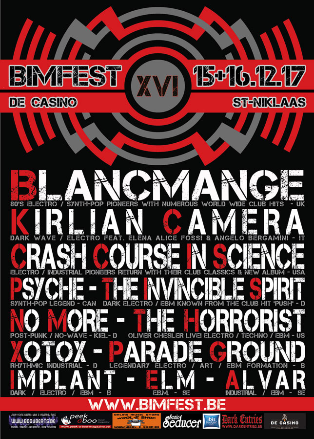 NEWS This Friday the renowned Belgian Independent Music Festival 2017 (BIMFEST XVI) will kick-Off!