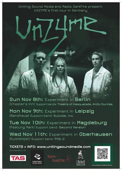 NEWS Unzyme - 'Override' Germany Tour 2015