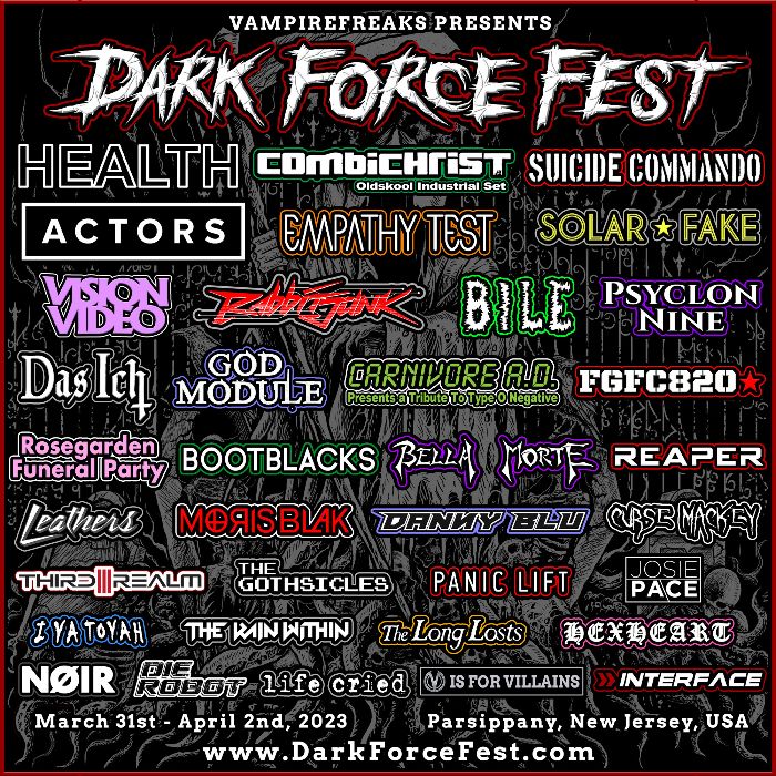 NEWS VampireFreaks announces three-day 'Dark Force' fest