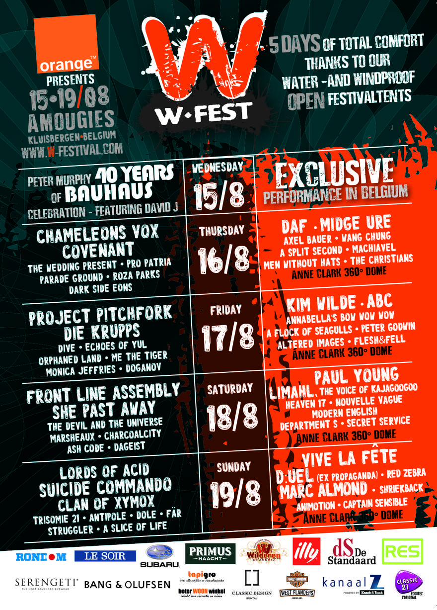 NEWS W-festival 2018 from 15th to 19th August.