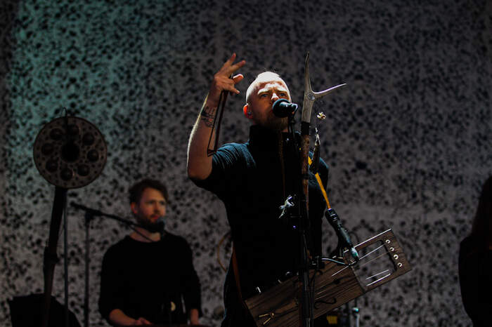 photoshoot WARDRUNA NORDIC LIGHT Amphitheater Gelsenkirchen