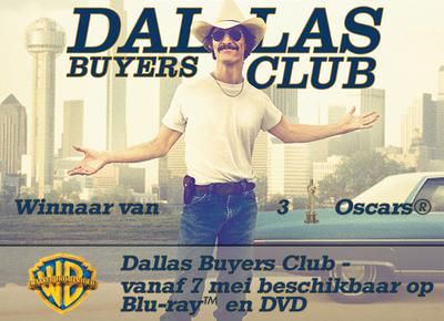 NEWS Warner Benelux releases Oscar-winner Dallas Buyers Club on both DVD and Blu-ray.