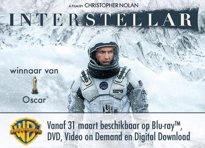 NEWS Warner releases Interstellar on both DVD and Blu-ray