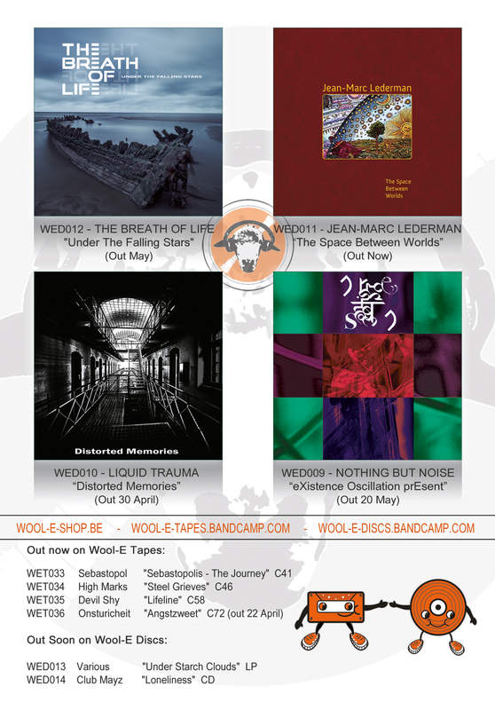 Wool-E Discs presents new releases: The Breath Of Life - Jean-Marc Lederman - Liquid Trauma - Nothing But Noise