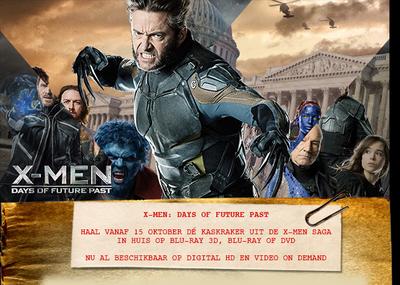 NEWS X-Men: Days Of Future Past on DVD and Blu-ray